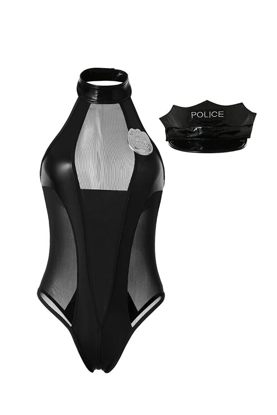 8031 Cop Costume Halloween Cosplay Lingerie Sexy Police Officer Costume